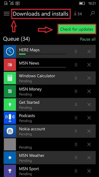 Jak ręcznie aktualizować aplikacje mobilne Windows 10