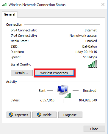 Cara melihat kata laluan wifi di komputer Windows 10