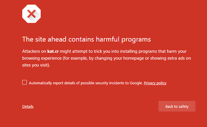 Agora, o Google Chrome está bloqueando sites de torrent