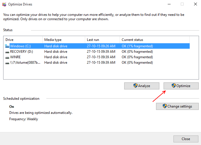 Windows 10 Defragmentierungsprozess Schritt für Schritt Schritt für Schritt