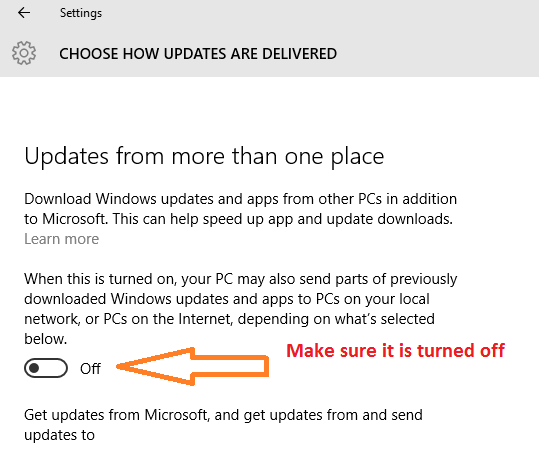 Windows 10 stiehlt Ihre Bandbreite ! Deaktivieren Sie es